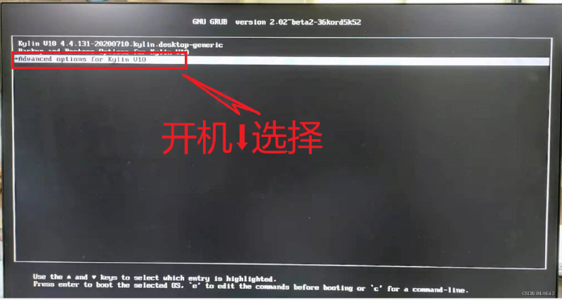 进入GRUB菜单